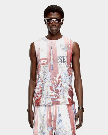 DIESEL 印花圓領背心 - XXS