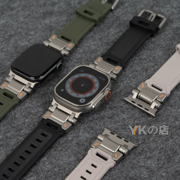 🔥最新款金属網錶帶 適用於蘋果錶帶 Apple Watch 46mm 44mm 45mm 49mm S10代至尊錶帶系列
