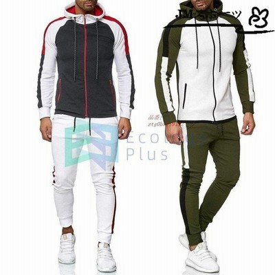 ジャージ 春秋 長袖パーカー 50代 スウェット 大きいサイズ メンズ セットアップ ロングパンツ 通勤 ジャケット 40代 運動着 通販 Lineポイント最大get Lineショッピング