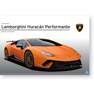√ 青島社拼裝模型 1/24 蘭博基尼Huracan Performante跑車 05600「昊睿嚴選」