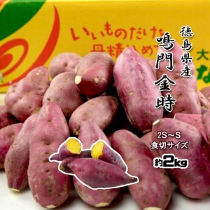 鳴門金時 食べきりサイズ Ｓ～2Ｓサイズ 徳島県産 なると金時 金時芋 さつまいも 2ｋｇ 2023年 新物 送料無料