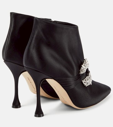 Manolo Blahnik Prabina 105 embellished ankle boots