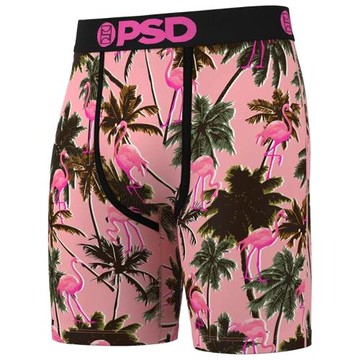 PSD美式涂鴉籃球運動短褲平角褲男士嘻哈內褲潮人緊身彈力四角褲