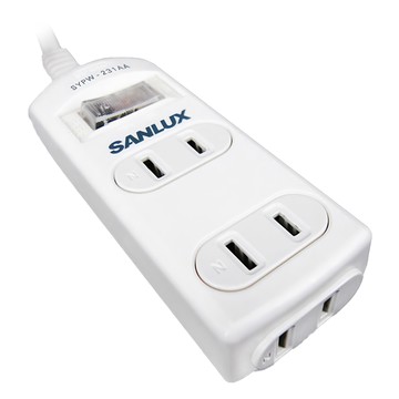 SANLUX 台灣三洋 電源延長線 SYPW-231AA  1.8m  1條