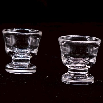 天然白水晶原石擺件酒杯茶杯供佛工具可裝烈酒洋酒