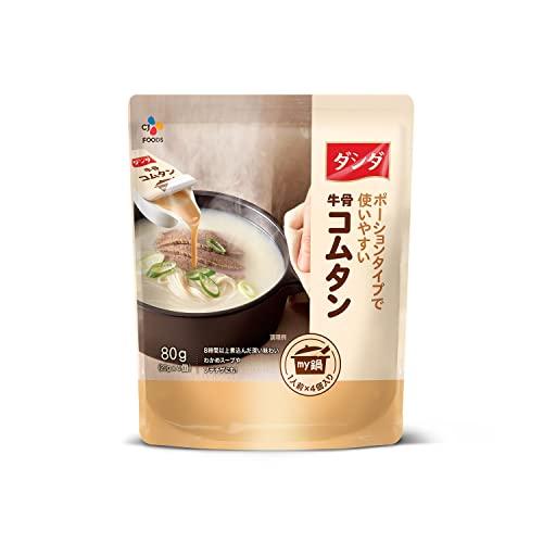 CJ ダシダ 牛骨コムタンの素 ポーション 80g (20g×4個) MY鍋 [並行輸入品]