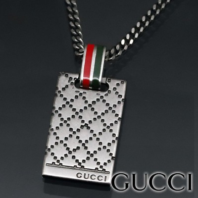 GUCCI　インターロッキングネックレス　現行品　付属品完備　　価格が安い