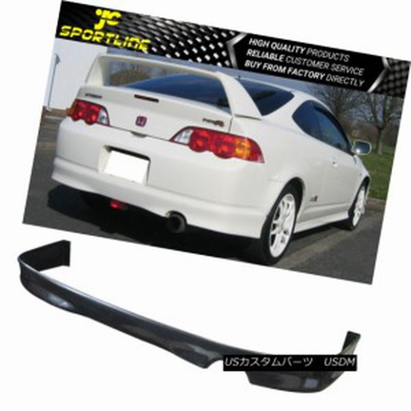 フィット02 03 04 Acura RSX DC5ブラックポリウレタンリアバンパー