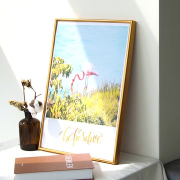 相框*北歐細窄邊簡約創意鋁合金相框裝裱畫框外框掛墻海報框定制廣告框 雙十二特惠