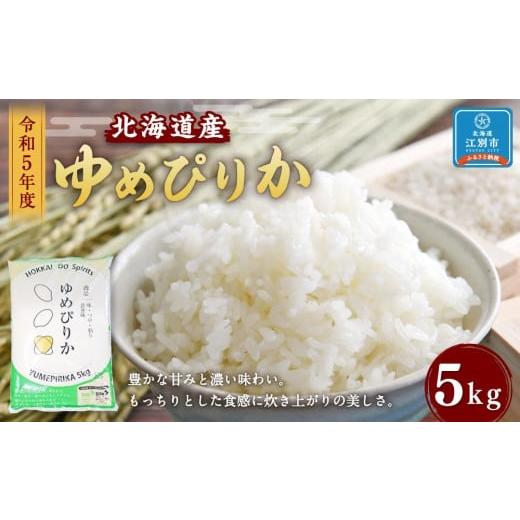 ふるさと納税 北海道 江別市 令和5年度北海道産 ゆめぴりか 5kg