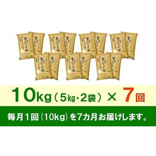 ふるさと納税 岩手県 奥州市 ☆全7回定期便☆ 岩手ふるさと米 10kg(5kg×2)×7ヶ月 一等米ひとめぼれ 令和5年産 新米  東北有数のお米の産地 岩手県奥州市産