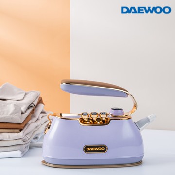 【DAEWOO】2in1 平/掛燙蒸氣熨斗/掛燙機-繽紛紫 (DW-ST001)