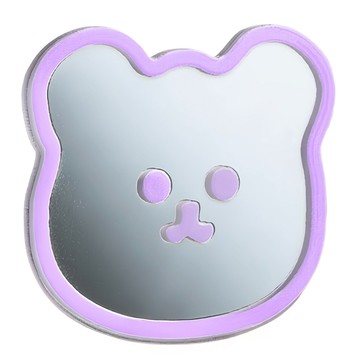 Nuart 鏡面手機支架  1個  淺紫色