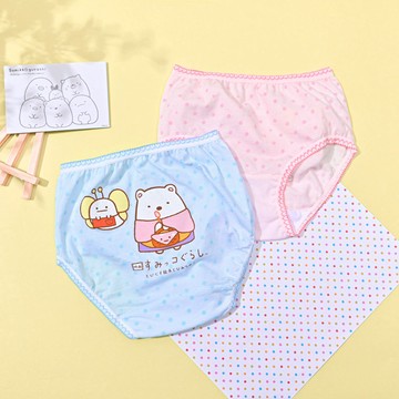 角落小夥伴女童精梳純棉內褲2入