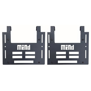 MIND 兩側摺疊桌 鐵製 日本設計 日本製造 2入1組  260 x 200mm  黑色