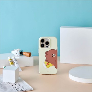 LINE FRIENDS MINI-熊大趴趴防摔iPhone手機殼