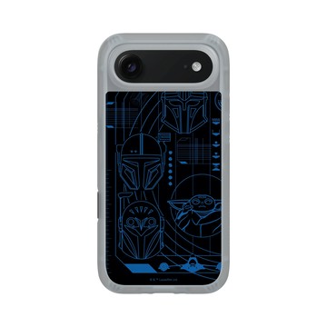 iPhone Air AirX 流變灰 - 迪士尼-星際大戰 Star Wars - 曼達洛人-線稿風格