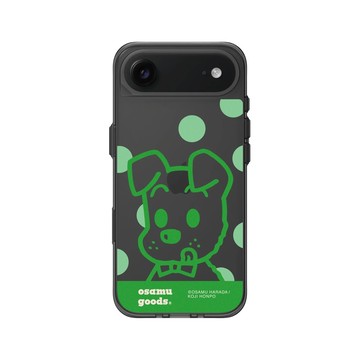 iPhone Air Clear (相機按鈕) 酷墨灰 - OSAMU GOODS - 大圓點系列-Dog