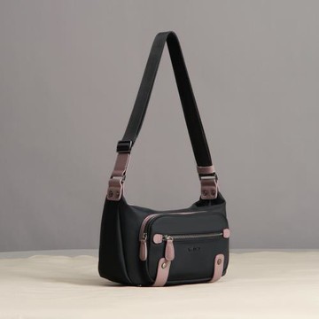 婭黛尼龍布斜挎包女多層大容量2025新款大氣女士中年媽媽單肩包包