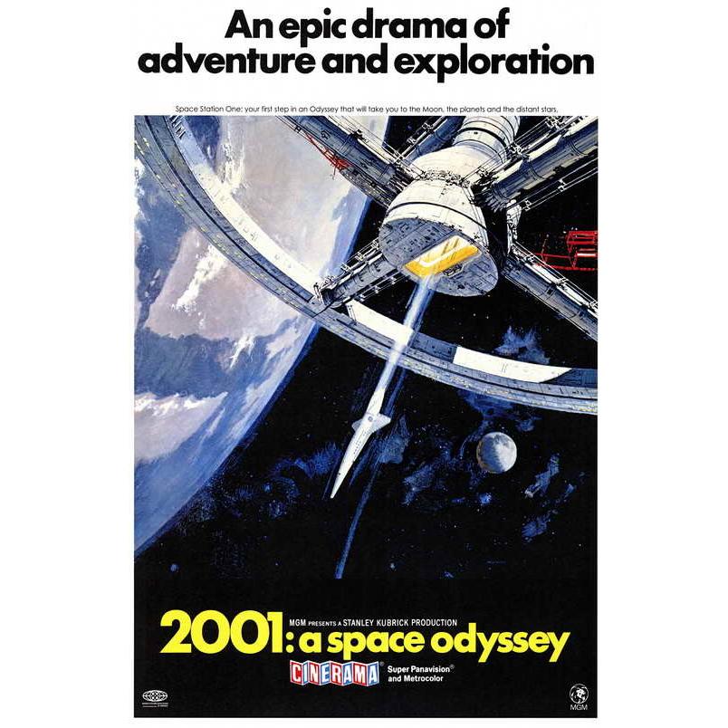 映画ポスター 海外版 2001年宇宙の旅 (28 cm x 43 cm) MPS-EC6881