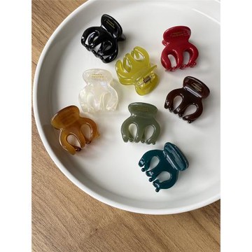 元氣高馬尾半發抓夾~韓國FRANCE小發夾法式后腦勺小號鯊魚夾爪夾