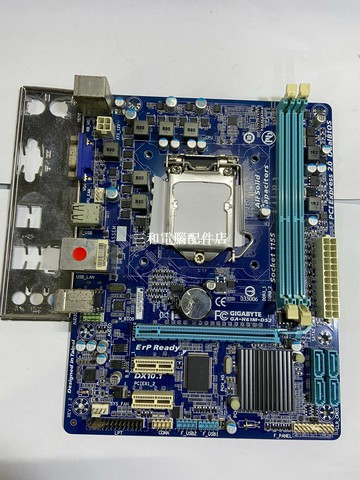 技嘉 H61M-DS2 主板 原裝拆機 實物圖 兼容 台式機 電腦升級 修改 零件 帶擋板【三和電腦配件店】