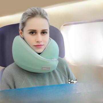 護頸u型枕便攜可拆洗記憶棉旅行枕長途旅行飛機枕頸椎靠枕午睡U枕