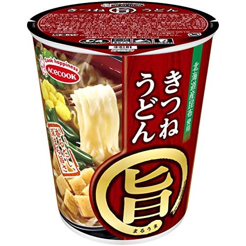 エースコック まる旨 きつねうどん 59g *12個