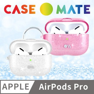 Case-Mate 美國 CASEMATE AirPods Pro 閃耀冰晶 - 透明 贈掛環