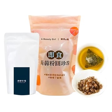 順便幸福 低卡蒟蒻珍珠 桂花烏龍茶  1組