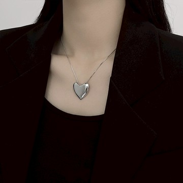 韓系 性感愛心 項鍊 項鍊女 長項鍊 項鏈 女生項鍊 项链 鎖骨項鍊 吊墜 銀色 金色 簡約 造型 潮流 F537