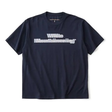 WM MOVING LOGO T-SHIRT NAVY
