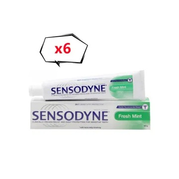新包裝SENSODYNE清新薄荷牙膏(100g)*6