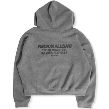 【SHADOW】5428010021 25FW WAFFLE HOODIE JACKET 華夫格 連帽外套 (灰色)