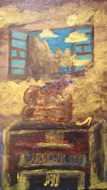 油畫創作 含畫框