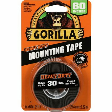 GORILLA大猩猩 強力雙面膠帶 超強承重  25.4mmX1.52m