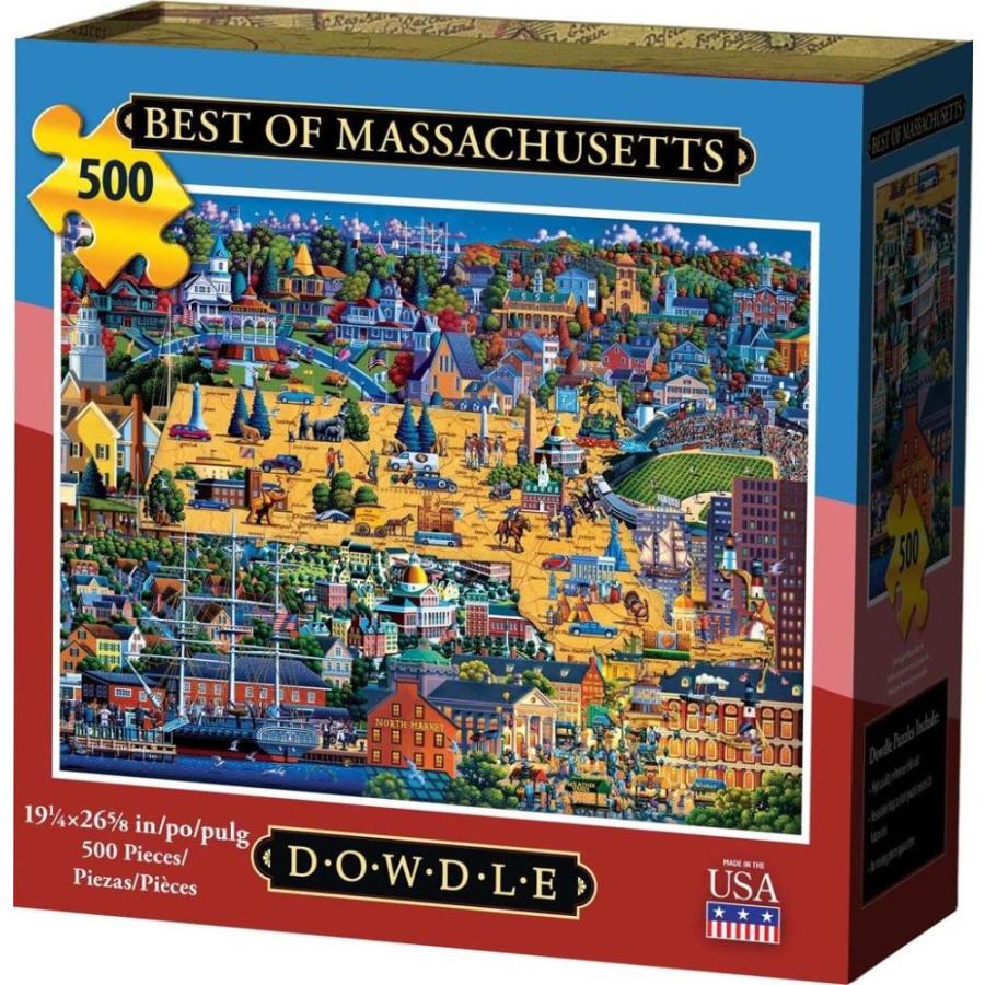 ジグソーパズル |Dowdle ジグソーパズル Best of Massachusetts 500 Piece