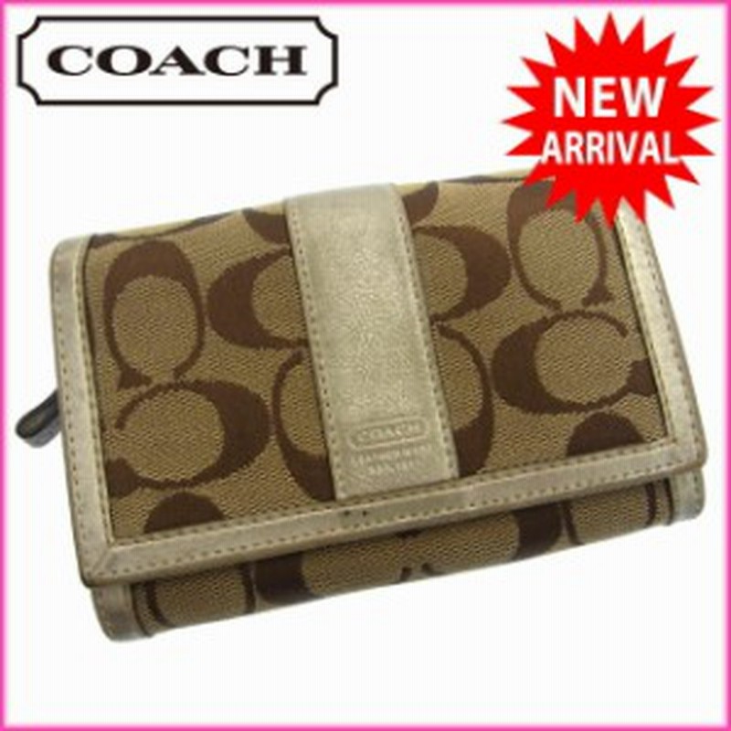コーチ Coach L字ファスナー財布 財布 小物 サイフ 二つ折り レディース シグネチャー ストライプ 中古 G375 通販 Lineポイント最大1 0 Get Lineショッピング