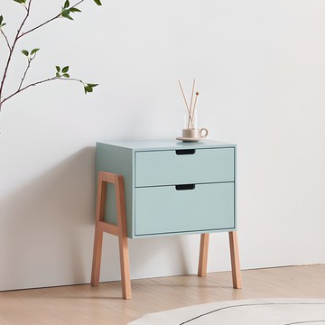 Paroma 2層抽屜收納邊桌  1個  綠色