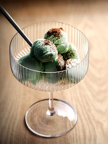 Ins風手工高腳玻璃杯香檳酒杯咖啡甜品杯冰淇淋杯奶昔杯創意家用 99購物節