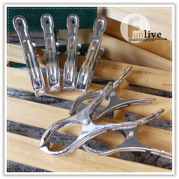 不鏽鋼曬衣夾-中-魚形 萬用夾 曬衣夾 衣架 曬棉被 棉被夾 固定夾 防掉落 曬鞋架 曬衣繩