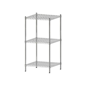 【dayneeds】荷重型 60x60x120公分 三層電鍍(鎖管)波浪架