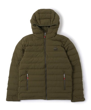 【毒】CHUMS 連帽羽絨彈性外套 綠色 男款【領券折222｜Cube卡+APP下單最高10%回饋】