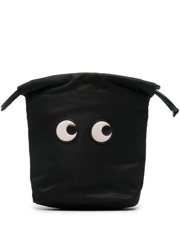 Anya Hindmarch - eyes-patch make up bag - women - Recycled Nylon - One Size - Black
