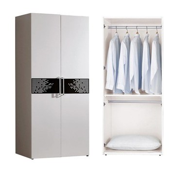波爾卡2.7尺衣櫥(雙吊)