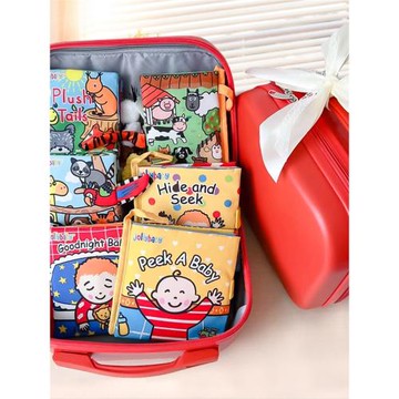 新生兒滿月百天周歲禮物嬰幼兒早教玩具禮盒寶寶生日見面禮套裝