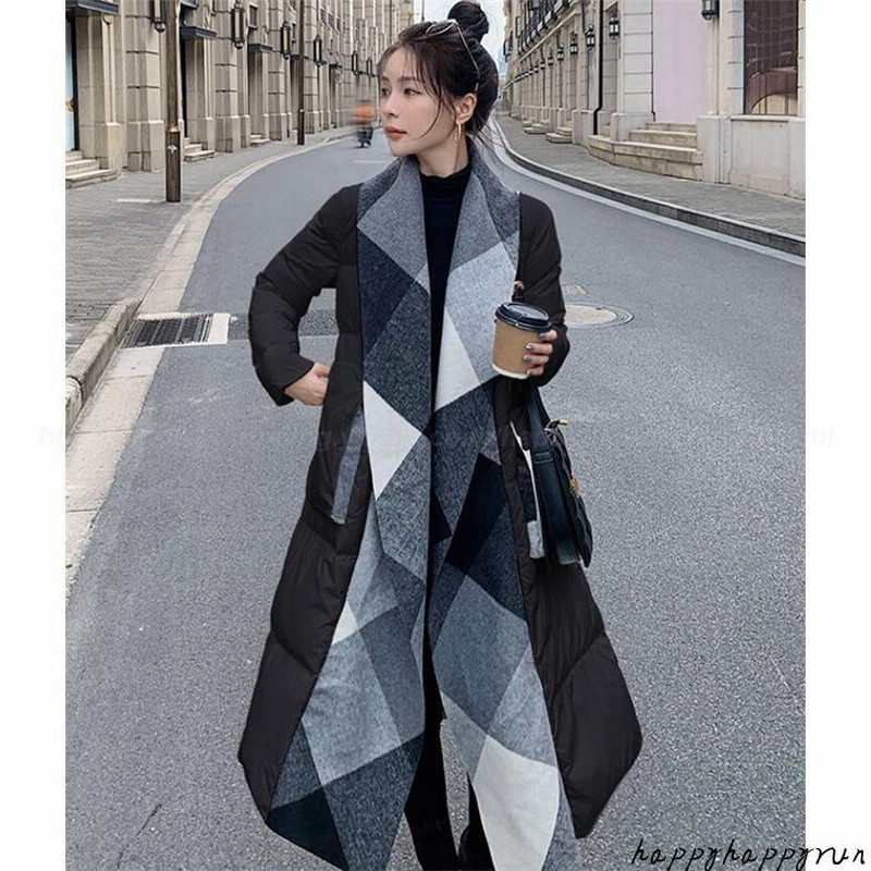 ダウンコート レディース ダウン ロングコート 切替 ロング コート アウター 冬 暖かい 防寒服 通販 Lineポイント最大0 5 Get Lineショッピング