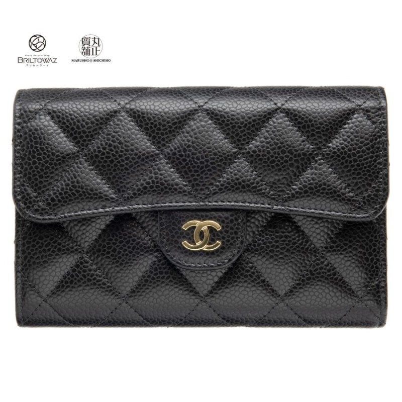 シャネル CHANEL ミディアムクラシックフラップウォレット 三つ折 | www.fleettracktz.com