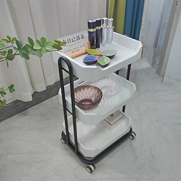美容院專用小推車皮膚管理移動手推置物架整形護理儀器手推工具車