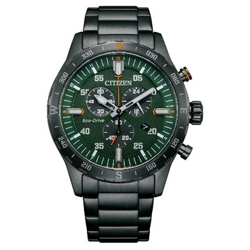 CITIZEN 星辰 Chronograph 潮玩計時光動能腕錶-43.5mm AT2527-80X
